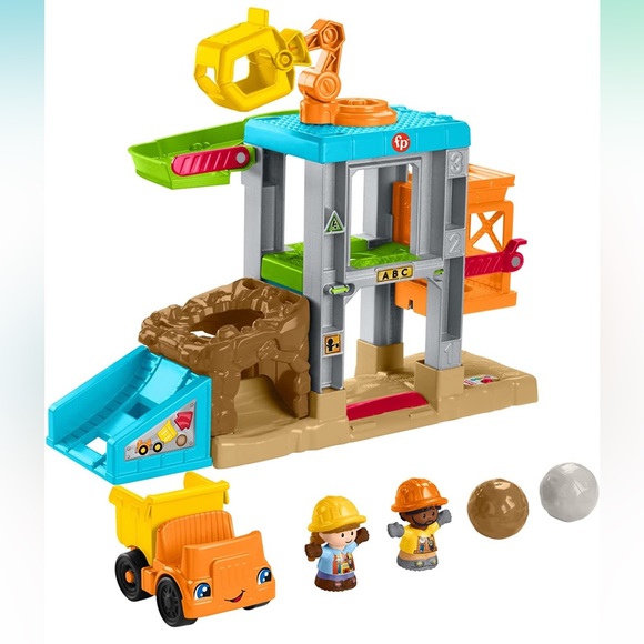 LIKE NEW FISHER PRICE CONSTRUCTION SITE SET - Picture 1 of 11